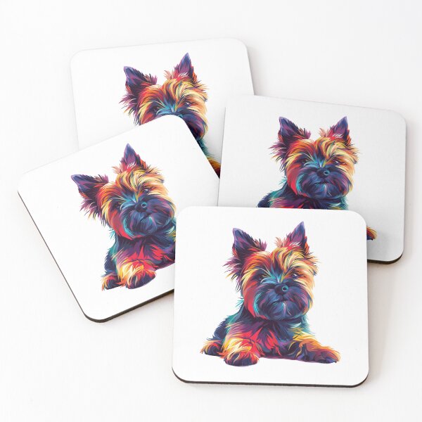 Item preview, Colorful Cairn terrier designed and sold by MendaciousMina.