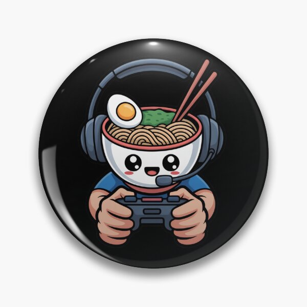 Item preview, Ramen Gamer — Noodles, Headset, No Breaks V10 designed and sold by DarylWelsh2024.