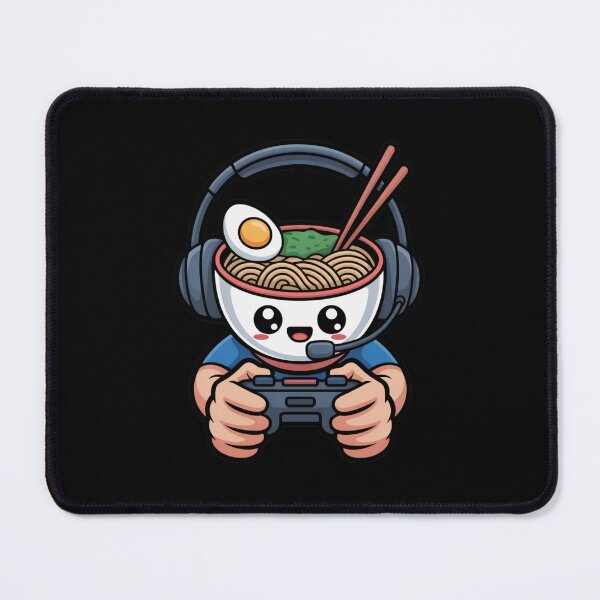 Item preview, Ramen Gamer — Noodles, Headset, No Breaks V10 designed and sold by DarylWelsh2024.