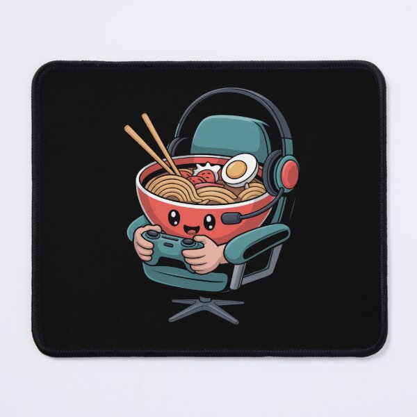 Item preview, Ramen Gamer — Noodles, Headset, No Breaks V11 designed and sold by DarylWelsh2024.