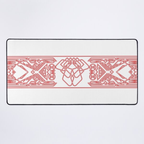 Item preview, Red stripes geometry rosette 3b designed and sold by nogamax.