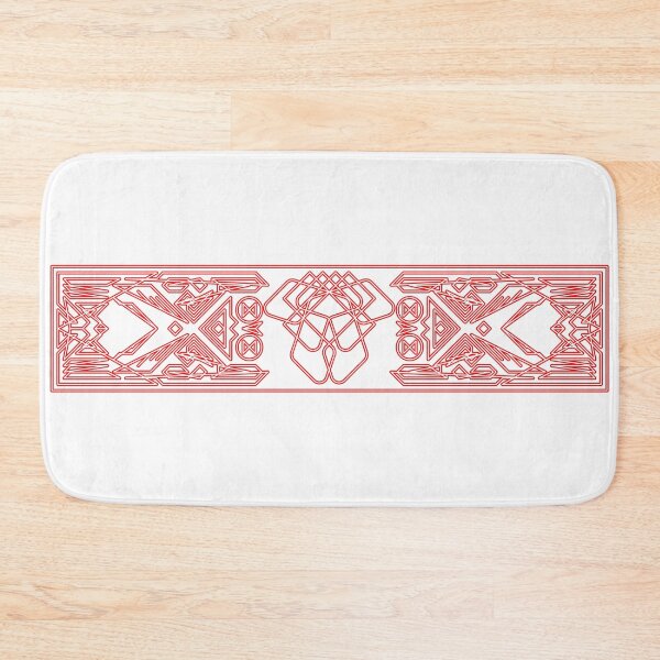Item preview, Roseta geométrica de rayas rojas 3b designed and sold by nogamax.
