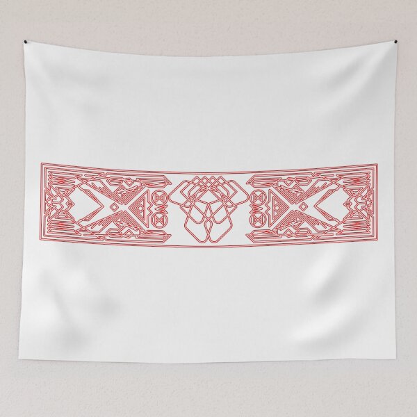 Item preview, Red stripes geometry rosette 3b designed and sold by nogamax.