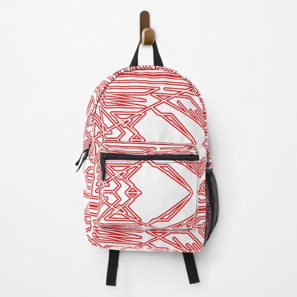 Item preview, Red stripes geometry rosette 3b designed and sold by nogamax.
