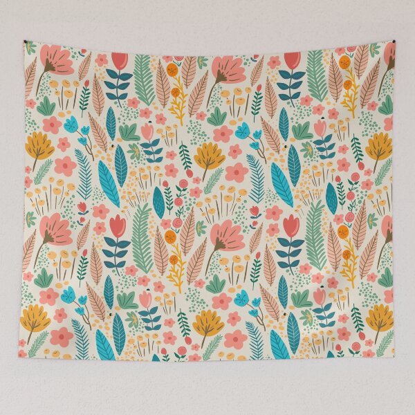 Item preview, Romantic flower garden in spring - light background designed and sold by Srta  Margarita.
