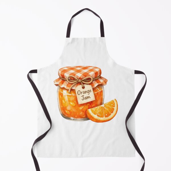 Item preview, Watercolor Orange Jam Jar with a Slice of Orange designed and sold by silviaol.