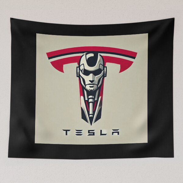 Item preview, tesla logo art designed and sold by TEEJAMBOREE.