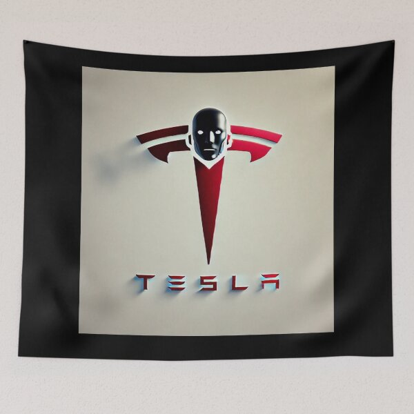 Item preview, tesla logo art designed and sold by TEEJAMBOREE.