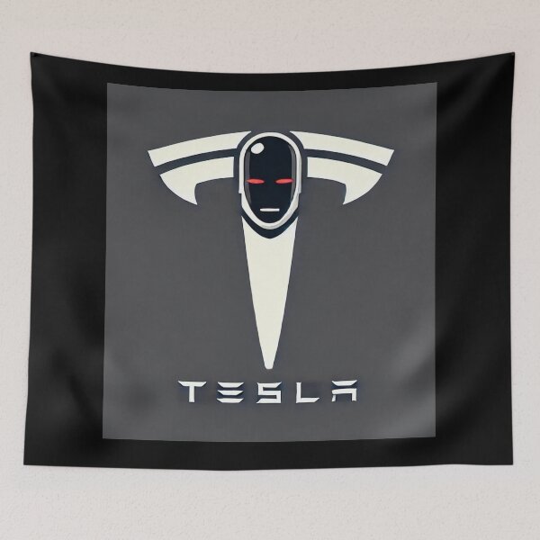 Item preview, tesla logo art designed and sold by TEEJAMBOREE.