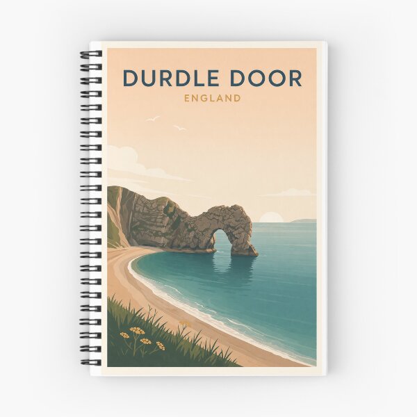 Item preview, Durdle Door England Vintage Coastal Travel Poster Seaside Wall Art designed and sold by Eclipse 3699.