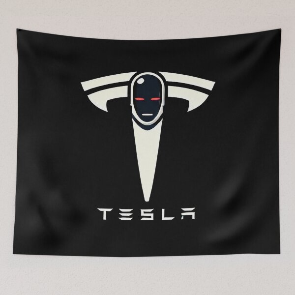 Item preview, tesla logo art designed and sold by TEEJAMBOREE.