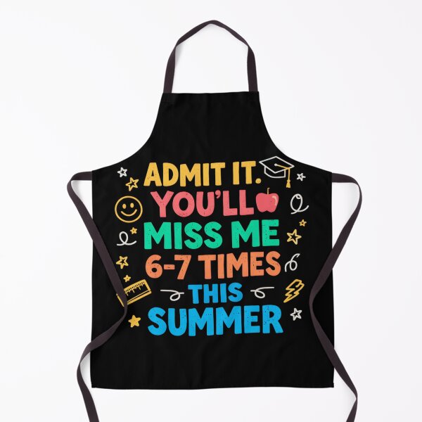 Item preview, Admit It You'll Miss Me Funny Teacher Summer Break Last Day designed and sold by Ali-printshop.