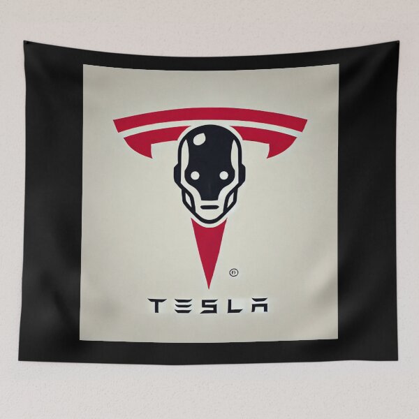 Item preview, tesla logo art designed and sold by TEEJAMBOREE.