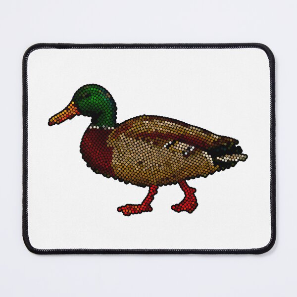 Item preview, Mallard Duck Dot Art Mosaic designed and sold by MSBM Designs.