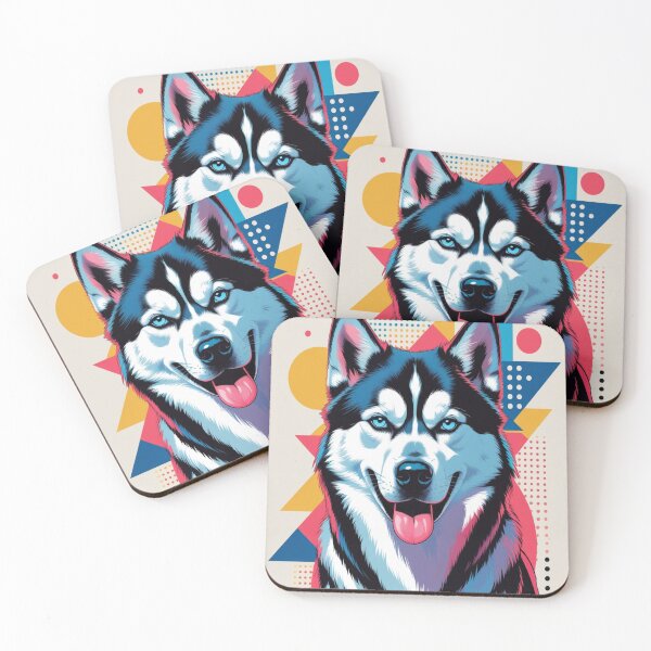 Item preview, Siberian Husky In Pop Art One designed and sold by  Ayros Design .