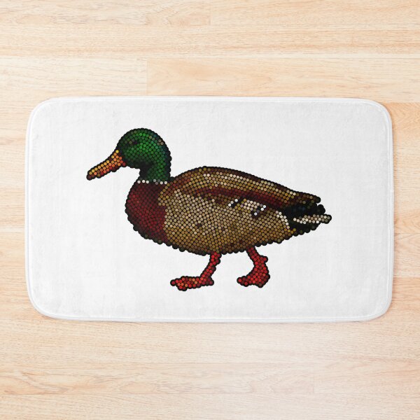 Item preview, Mallard Duck Dot Art Mosaic designed and sold by MSBM Designs.