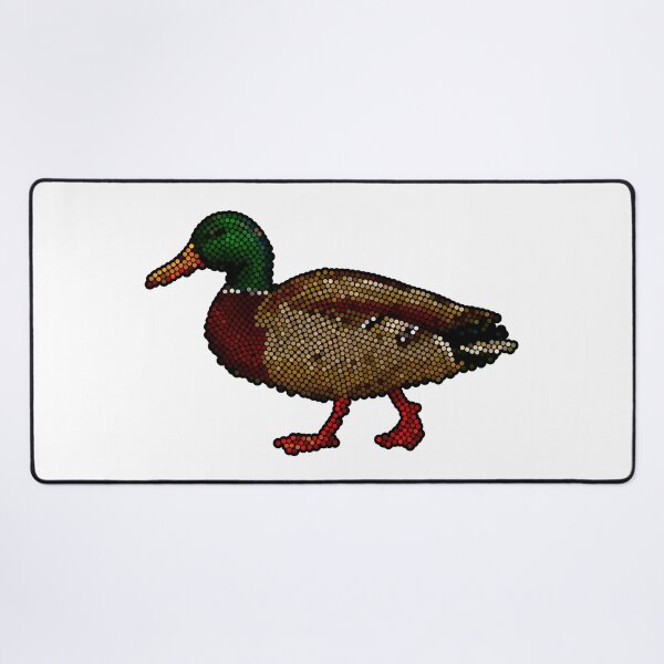 Item preview, Mallard Duck Dot Art Mosaic designed and sold by MSBM Designs.