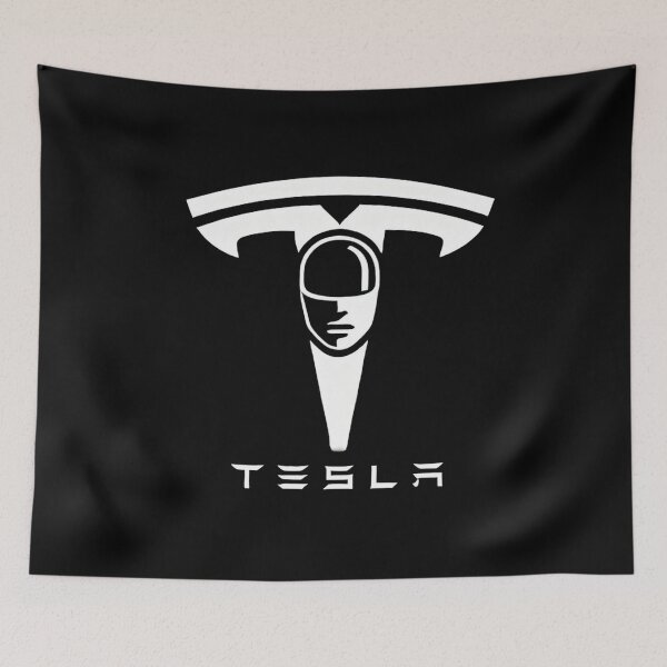 Item preview, tesla logo art designed and sold by TEEJAMBOREE.