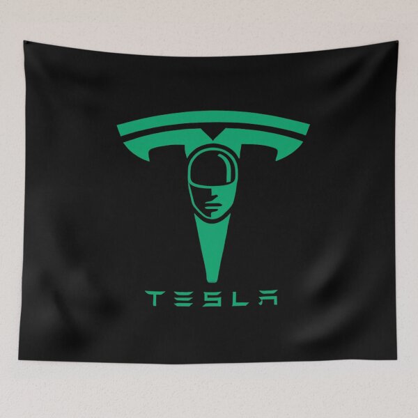 Item preview, tesla logo art designed and sold by TEEJAMBOREE.