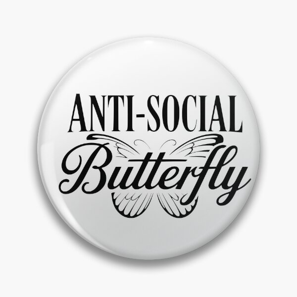 Item preview, Anti Social Butterfly designed and sold by Everdreeam.