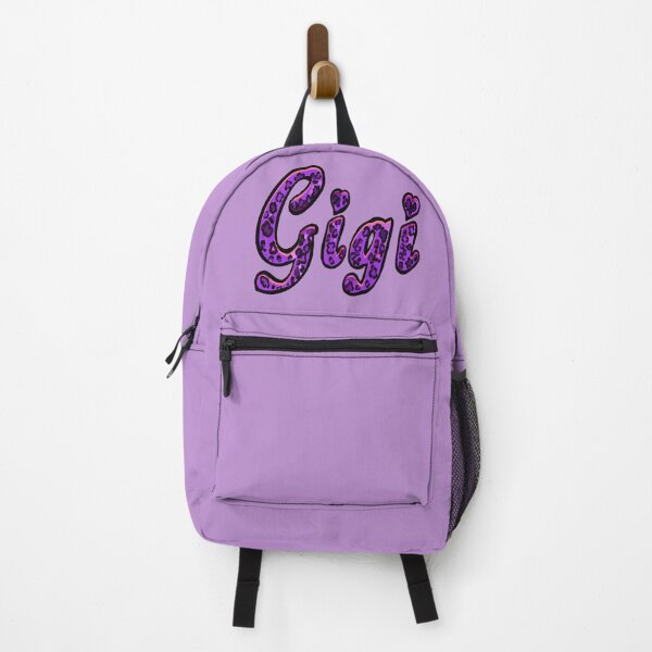 Item preview, Gigi Purple Leopard Print Retro Cheetah Pattern Name Art designed and sold by Artonmytee.
