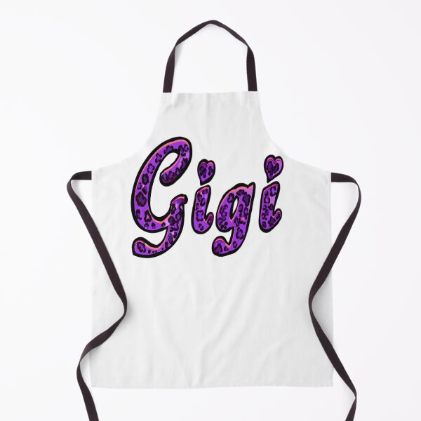 Item preview, Gigi Purple Leopard Print Retro Cheetah Pattern Name Art designed and sold by Artonmytee.