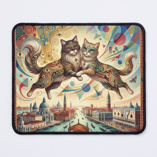 Item preview, Masked Lovers Cats in Venice. designed and sold by Natalia-Vlad.
