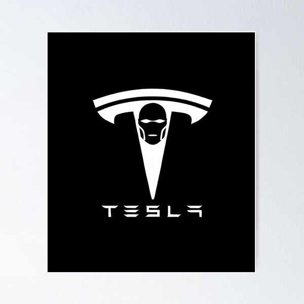 Item preview, tesla logo art designed and sold by TEEJAMBOREE.