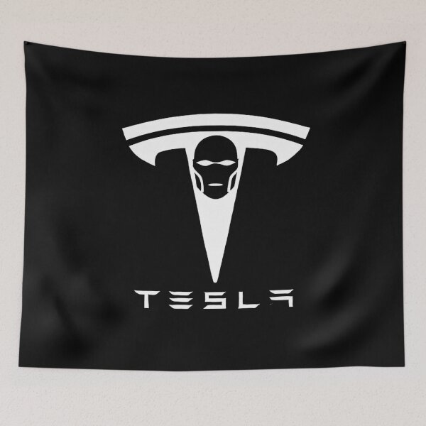 Item preview, tesla logo art designed and sold by TEEJAMBOREE.