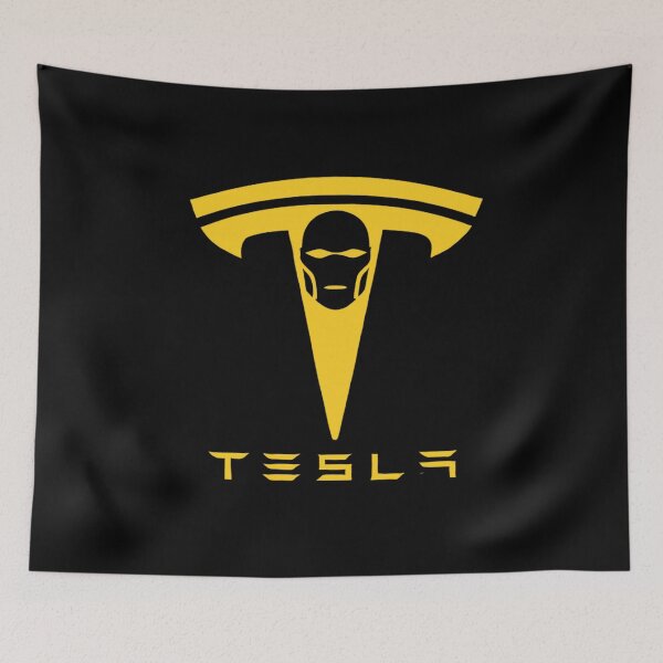 Item preview, tesla logo art designed and sold by TEEJAMBOREE.