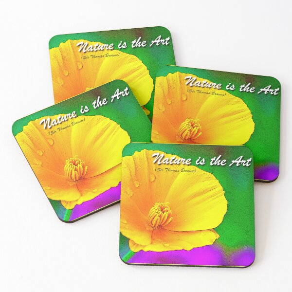 Item preview, Golden Poppy Wildflower Poster, Digital Illustration designed and sold by AMacGPhilly.