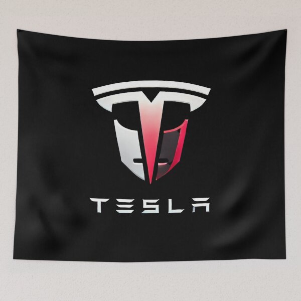 Item preview, tesla logo art designed and sold by TEEJAMBOREE.