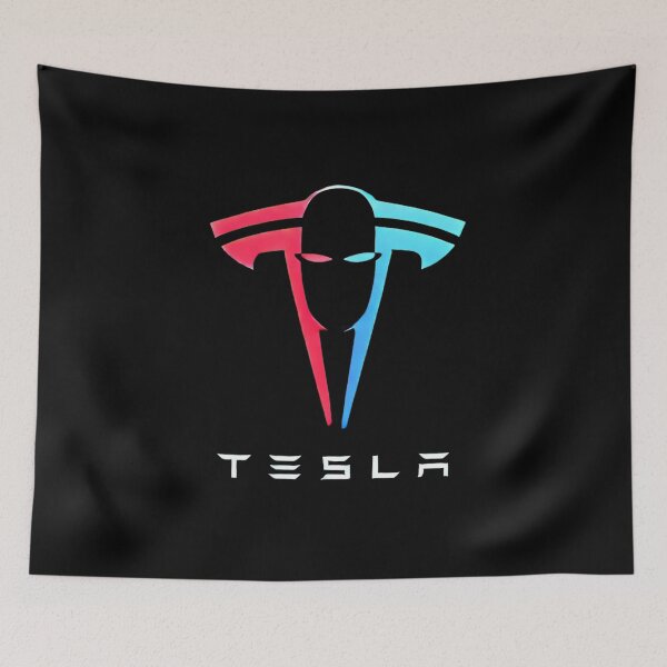 Item preview, tesla logo art designed and sold by TEEJAMBOREE.