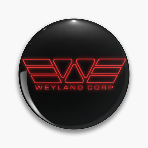 Item preview, Alien Weyland Corp Neon Red Logo designed and sold by Power Up Prints.