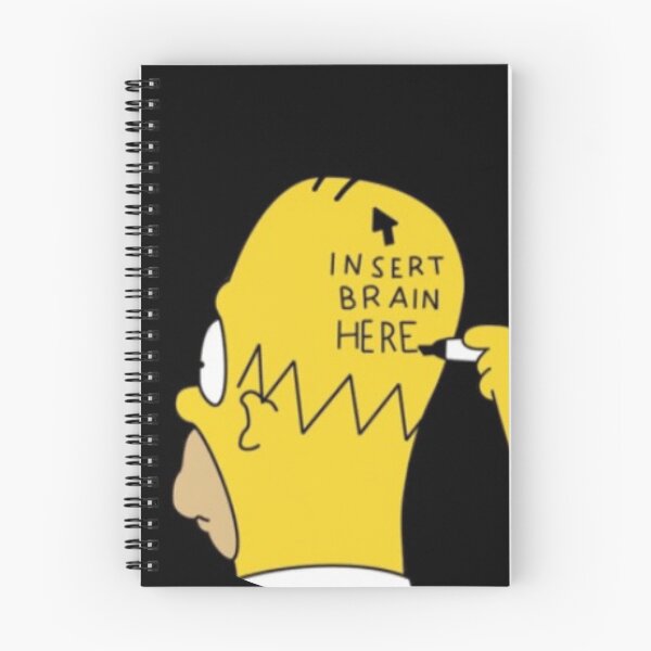 Item preview, Homer Insert Brain Here  designed and sold by DohLab.