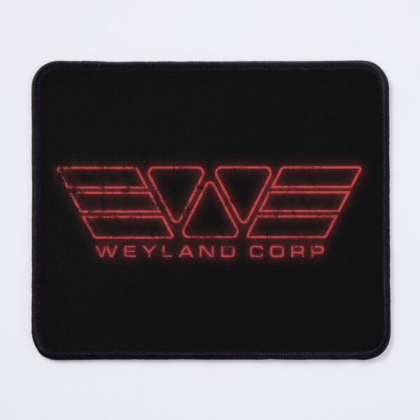 Item preview, Alien Weyland Corp Neon Red Logo Distressed designed and sold by Power Up Prints.