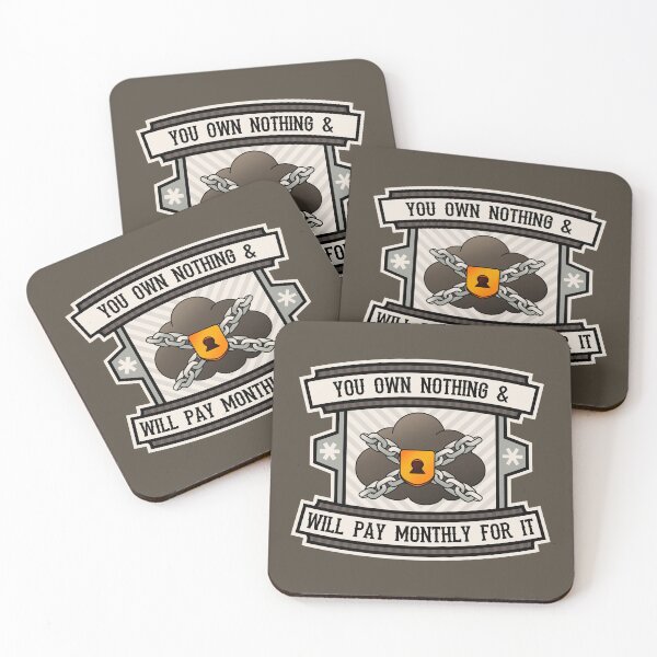 Item preview, You Own Nothing & Will Pay Monthly For It - Anti Subscription designed and sold by Picket Club.
