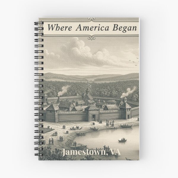 Item preview, Jamestown Virginia - Historic Colonial Settlement Imagined designed and sold by CulturalCurios.