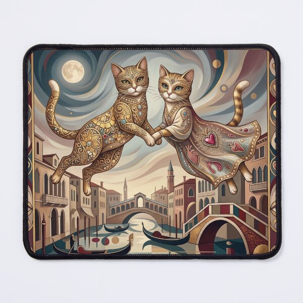 Item preview, Masked Lovers Cats in Venice. designed and sold by Natalia-Vlad.