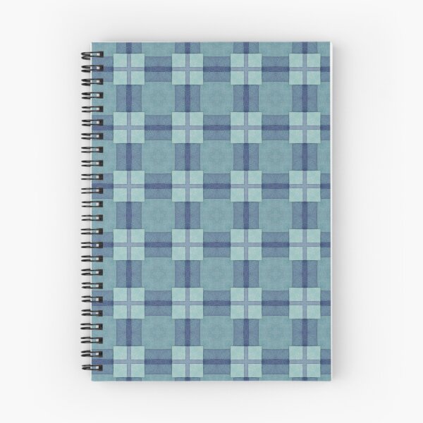 Item preview, Smokey Blue Green Geometric Plaid Tile Pattern designed and sold by Vileprint.