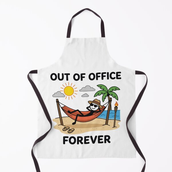 Item preview, Out Of Office Forever Retirement Funny Retired Stick Figure designed and sold by Ali-printshop.