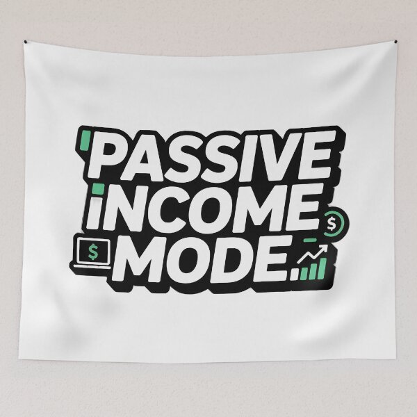 Item preview, Passive Income Mode designed and sold by Cool Cash Tees .