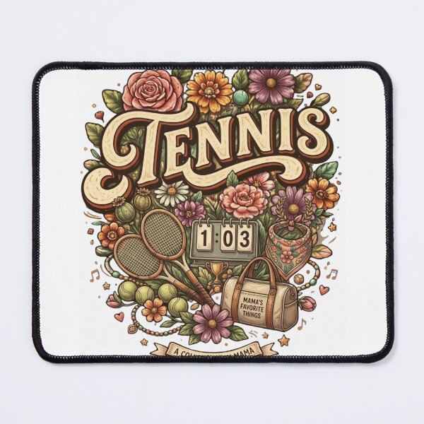 Item preview, Mama's Favorite Things - Vintage Floral Tennis Aesthetic designed and sold by axiksa10.
