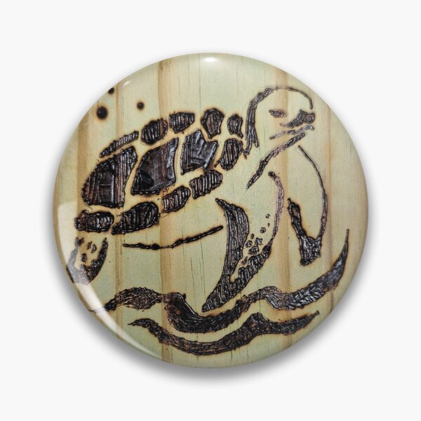 Item preview, Sea Turtle Pyrography designed and sold by SMILE by Kira.