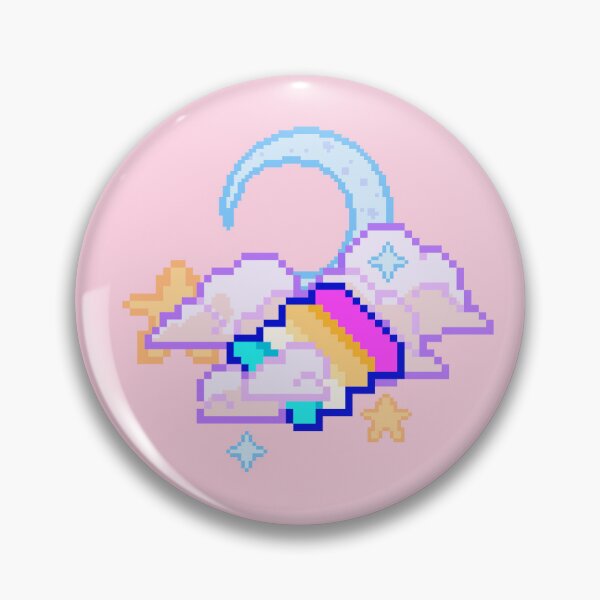 Item preview, Cloudy Rainbow Moon designed and sold by ClandestineArts.