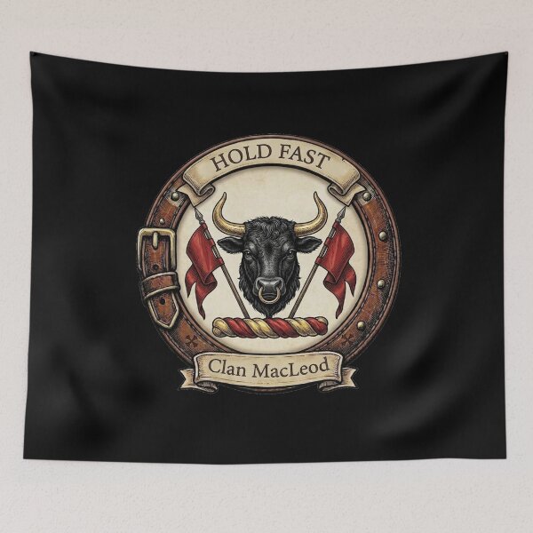 Item preview, Clan MacLeod Crest designed and sold by BagTown Clans.