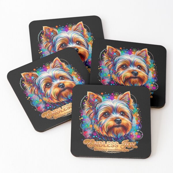 Item preview, Endless Joy Yorkie – Pop Art Unconditional Love Colorful Dog designed and sold by Good Vibes .