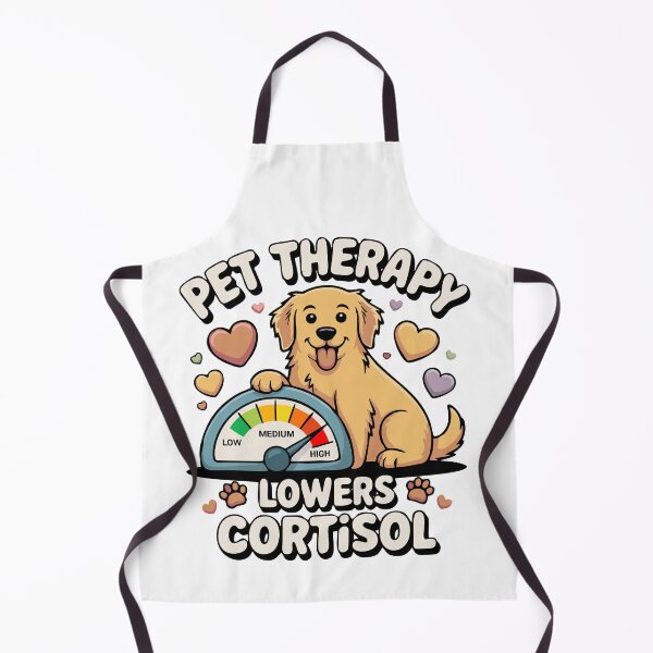 Item preview, Pet Therapy Lowers Cortisol designed and sold by Mahilis.