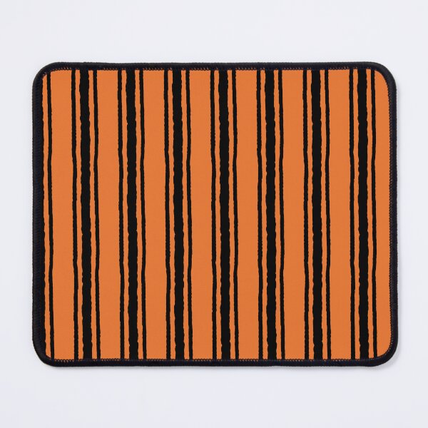 Item preview, Black stripes on an orange background designed and sold by Myriam Plante.