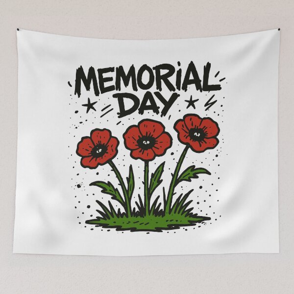Item preview, Memorial Day Poppies designed and sold by Ghost on Toast.
